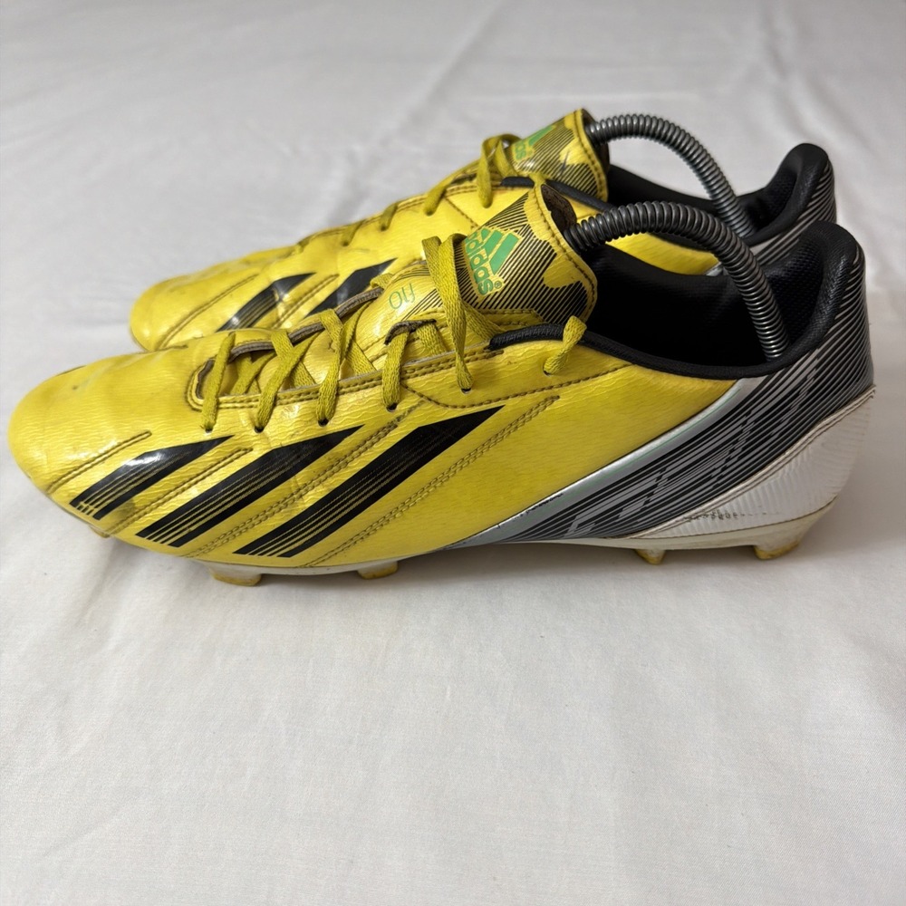 Adidas F10 TRX F50 FG Soccer Cleats Mens Size 12 Yellow‎ G65347 Yellow Black